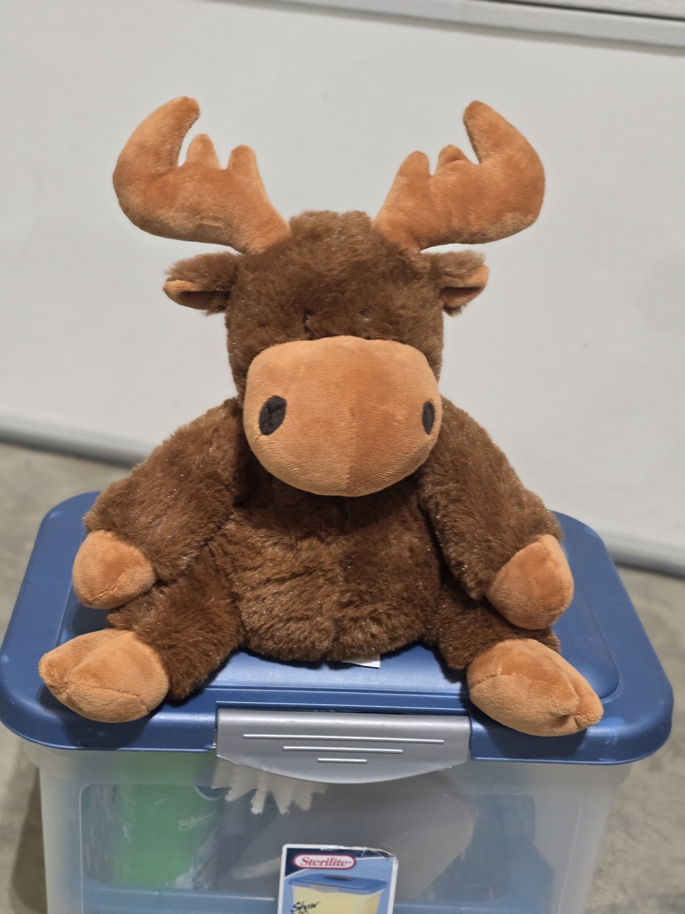 WARM PALS & WEIGHTED HUGS, Brown Plush Bear. Can Warm In Microwave & Snuggle.